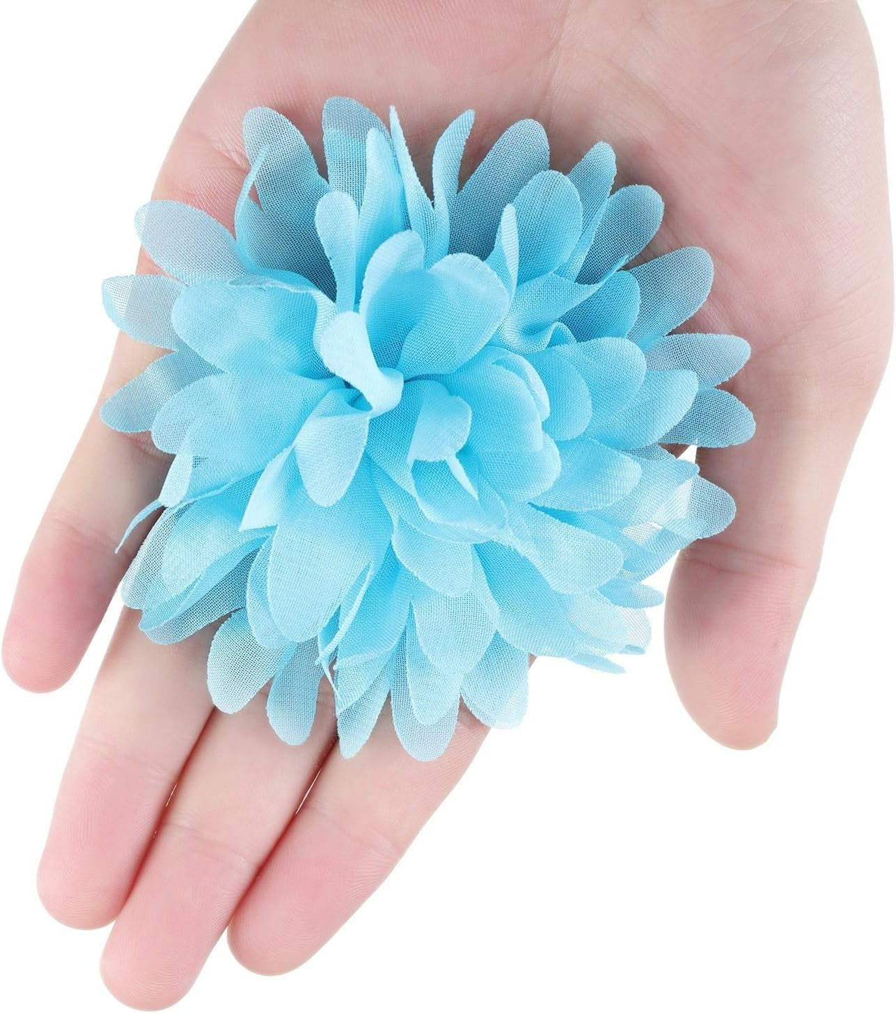 20 Pcs Pet Flower Collar Bow Dog Collar Dog Flower Accessory Multi Color Soft Chiffon Bow Tie Charms for Puppy Grooming Accessories(10 Cm/ 4 Inch)